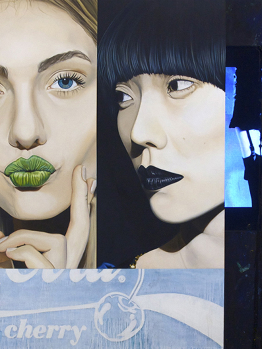 Anielka Hampson Painting Cherry Lips